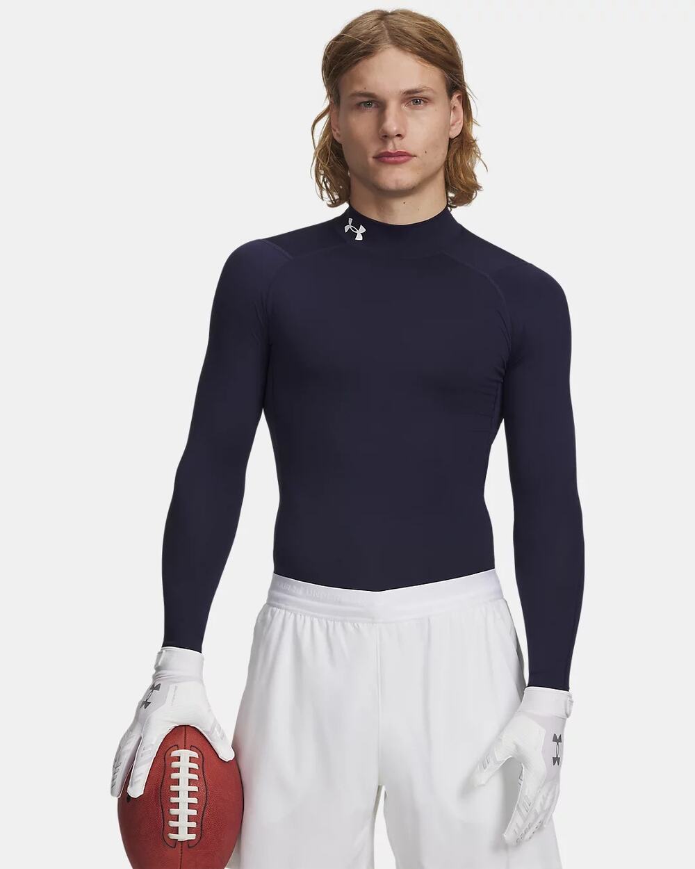 NWT Under Armour HeatGear Men's Compression Mock Long Sleeve size 2XL